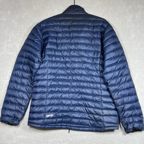 RAB NIKWAX Microlight Down Puffer Jacket Men Size Large Navy Blue Style: QDA-94 - Picture 8 of 13